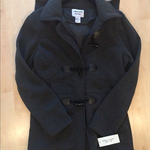 Brand New Women’s Peacoat Charcoal Grey W/ Zipper